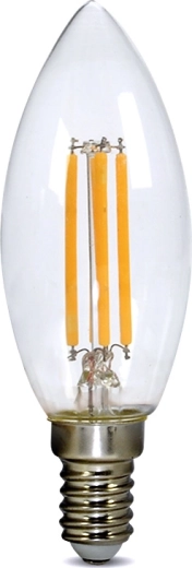 Solight retro LED spuldze sveces formā E14 4 W 3000 K 440 lm