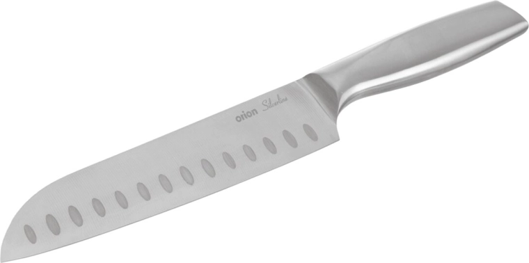 Santoku shape for a controlled, smooth cut