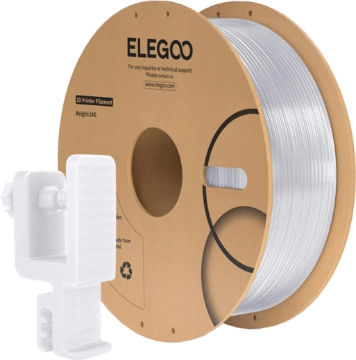 Elegoo PC filaments, caurspīdīgs