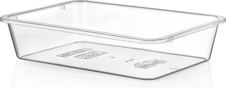 Universal rectangular container 0.9 L BPA-free