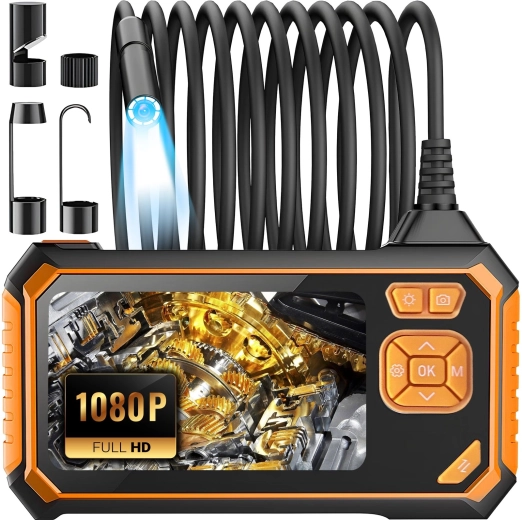 RENEW FORCE inspekcijas endoskopiskā kamera ar 4,3" LCD displeju un 5 m kabeli