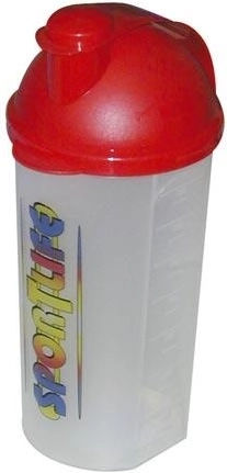 Dzērienu šeikeris 700 ml ar vāciņu, krāsu mikss