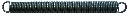 Tension spring with eyelets 18 × 150 mm (10 pcs)