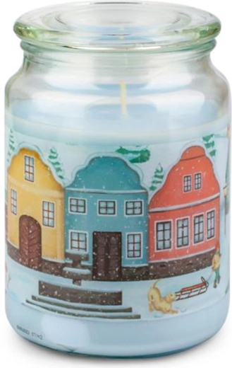 Scented candle in glass PROVENCE village 95 hours