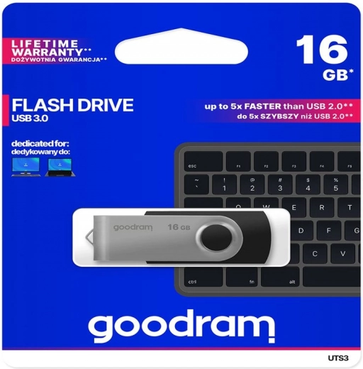 GOODRAM Twister 16 GB USB 3.0 flash drive blue