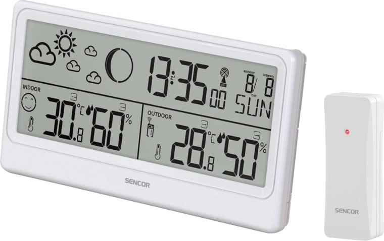 Meteoroloģiskā stacija Sencor SWS 3600 ar bezvadu sensoru