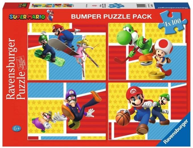 Puzle 4×100 gabali Super Mario