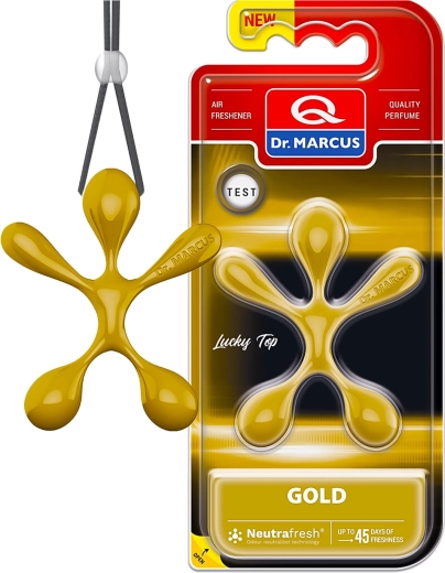 Dr. Marcus Lucky Top Gold gaisa atsvaidzinātājs automašīnai