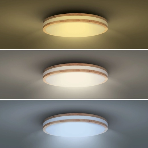 Adjustable color temperature 3000–6500 K