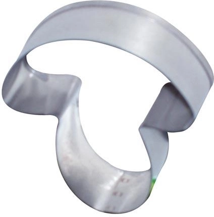 Stainless steel cookie cutters mushroom shape, set of 10 pcs