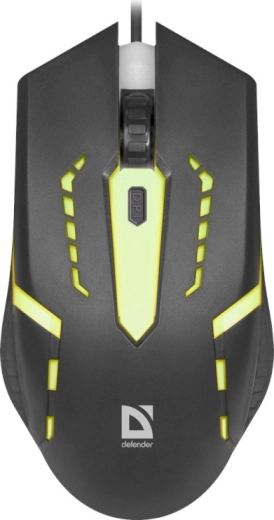 Wired gaming mouse DEFENDER Flash MB-600L with 7-color backlighting