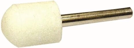 Slīpēšanas uzgalis cilindrisks ar noapaļotu galu 12 × 16 mm ar kātu 3 mm, graudainība 16