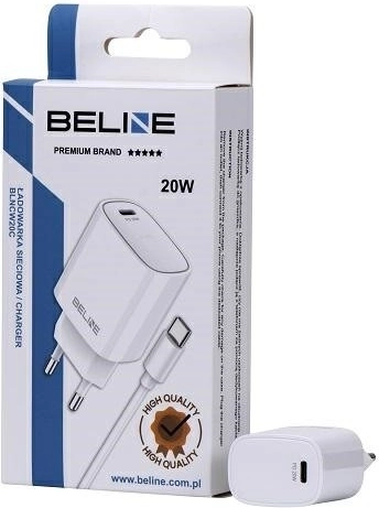 Tīkla lādētājs 20W USB‑C + USB‑C kabelis – Balta