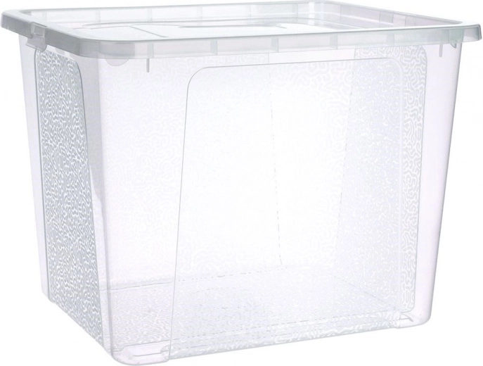 Secure snap-on lid