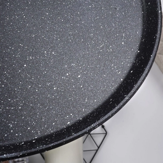 Non-stick granite surface for easy flipping