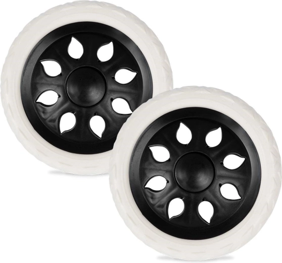 Replacement wheels for shopping trolley 16 cm, 2 pcs