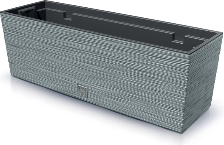 Puķu kaste Furu Case 58 cm – betona pelēka