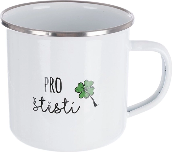 Enamel mug “For luck” 0.57 l