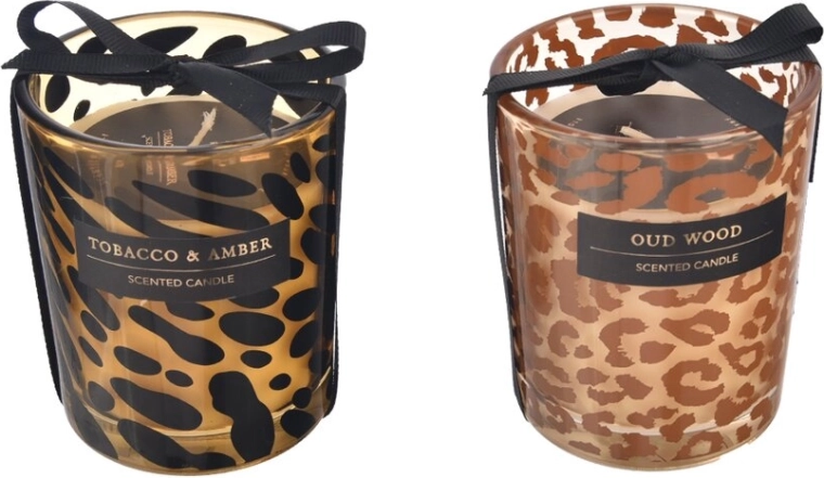 Scented candle in a glass jar 200 g (mix of 2 variants)
