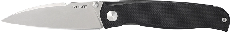 Ruike M662-TZ kabatas nazis 7,4 cm, melns/pelēks, G10 un titāns
