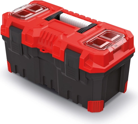 Plastmasas instrumentu koferis TITAN PLUS 50 cm, sarkans
