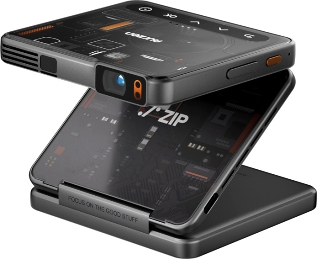 Aurzen ZIP trifold pocket DLP projector Cyber edition