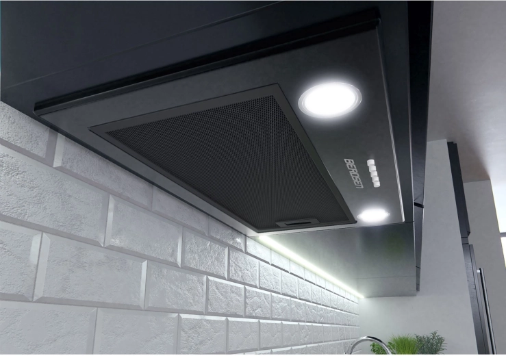 Energy-saving LED lighting for the cooktop