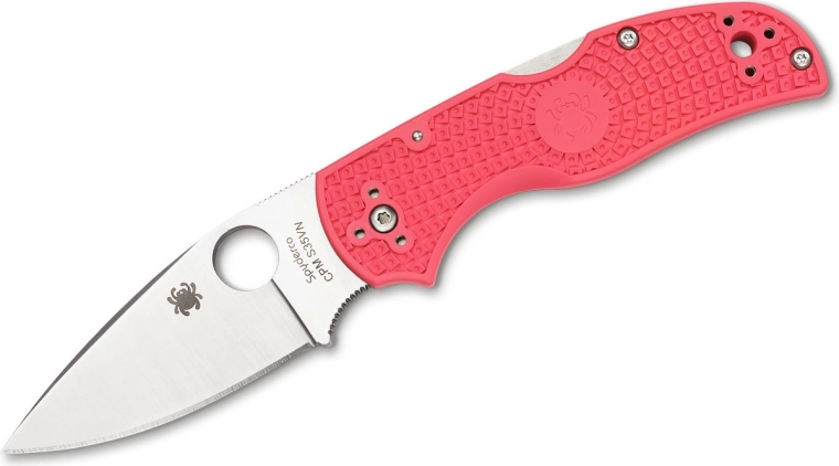 Spyderco Native 5 rozā kabatas nazis 7,5 cm FRN, satin