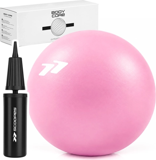 Vingrošanas bumba BodyCore 22 cm rozā - 1 gab.