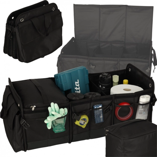 Foldable Trunk Organizer with Thermal Bag XXL 37 × 75 × 32 cm