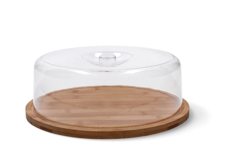 Apaļš dēlītis ar vāku 28 × 9,5 cm – 1 gab.