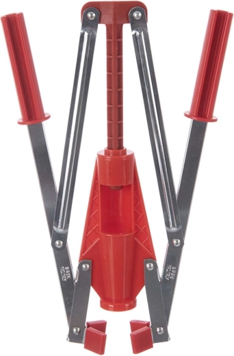 Manual bottle corker, steel/plastic