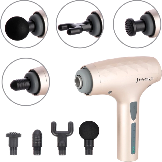 Targeted care with 4 interchangeable heads