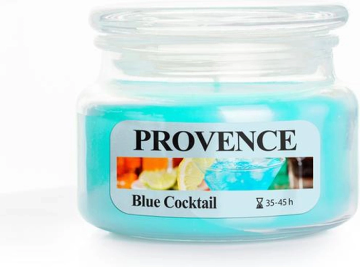 Scented Candle in Glass PROVENCE Blue Cocktail 45 Hours