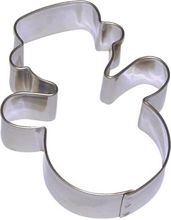 Stainless Steel Snowman Cookie Cutter, Set of 10