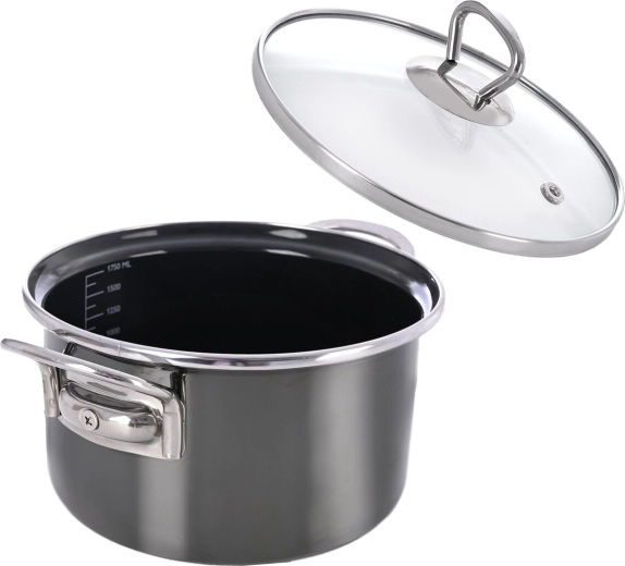 Glass lid for monitoring cooking