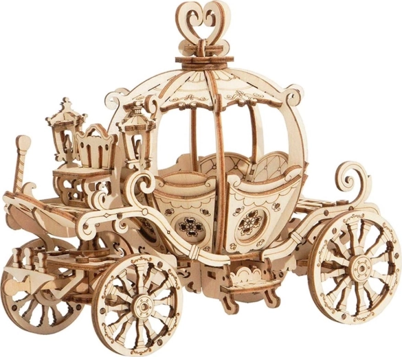 Wooden 3D Fairy Tale Carriage Puzzle RoboTime