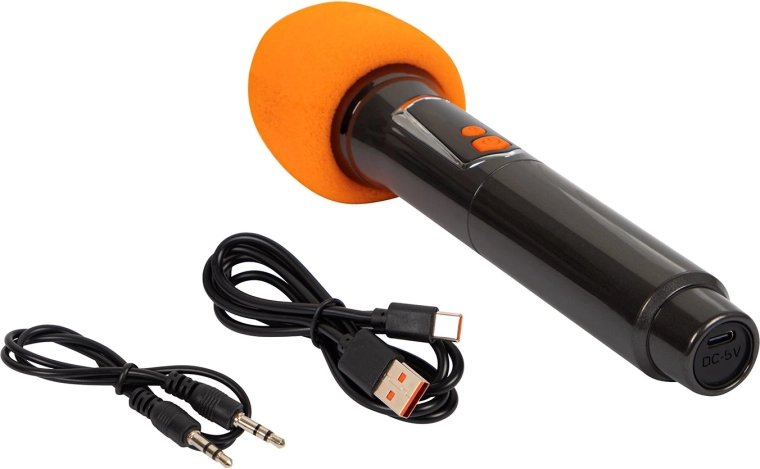 Karaoke komplekts: bezvadu mikrofons un pults