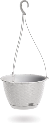 Hanging Planter Ratolla Round W 21.5 cm White