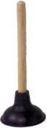 Drain plunger with wooden handle DREWSTYL 29 cm