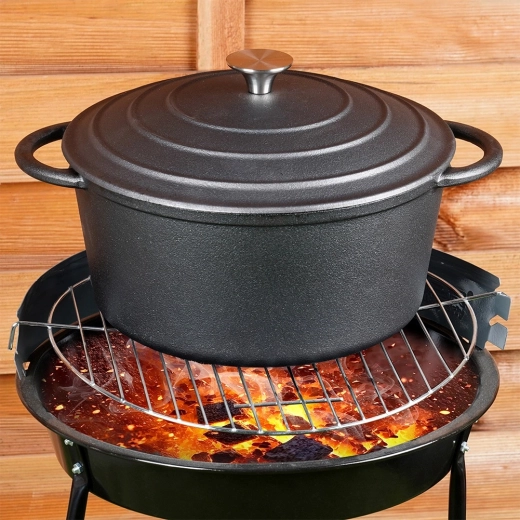 Daudzpusīga izmantošana uz plīts, krāsnī un uz ugunskura