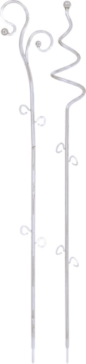 Decor Orchid Support, White Transparent, 58.5 cm