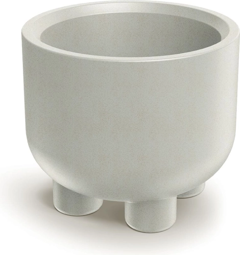 Puķu pods ar kājiņām Molta Round 60 cm – smilšu krāsā, 55 l