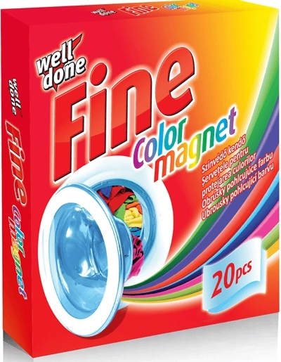 Well Done Fine Color-Catching Laundry Washing Machine Sheets 20 pcs
