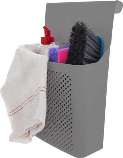 Piekarināms plastmasas groziņš skapīša durtiņām 24 × 12 × 35 cm
