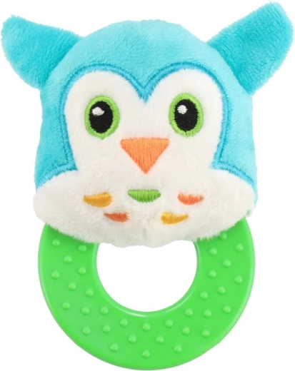 BABY MIX Plush Rattle with Teether – Little Owl