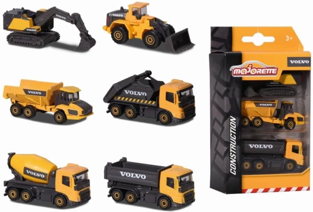 Volvo komplekts – 3 darba un būvniecības automašīnas