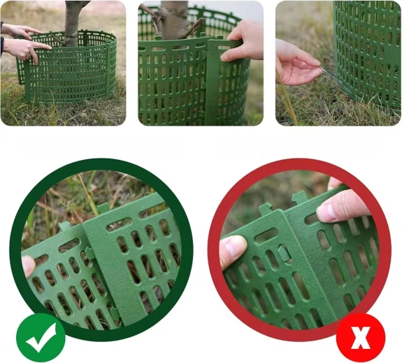 Easy installation around the trunk