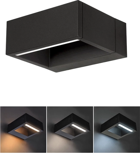 Solight LED āra sienas gaismeklis Ragusa 7 W, 450 lm, 3 CCT