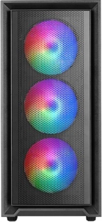 Datora korpuss MARS GAMING MC-AIR, ATX, 4x FRGB ventilatori, melns